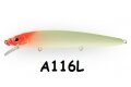 Воблер STRIKE PRО Alpha Minnow 115 EG-033F(11.5см. 12.0гр. 0.6-1.6 м)Светящийся