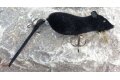 Мышь голавлёвая флок №3 18гр 70мм Усиленный крючок