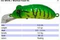  Воблер STRIKE PRO, Warted Toad 45, EG-097, 5,5см, 10,5гр, 0,5м-1,2м.