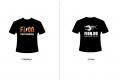 Черная футболка FION.RU - Hard Fishing ( fion v-2 AC DC)